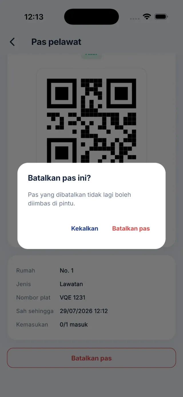 Dialog pengesahan Batal pas ini?